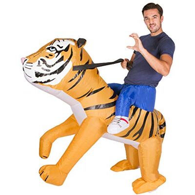 Bodysocks ® Aufblasbares Tiger Kostüm für Erwachsene Bodysocks ® Aufblasbares Tiger Kostüm für Erwachsene