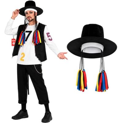 Fun Shack 80er Jahre Popstar Kostüm Herren, Retro Halloween Kostüm Hemd, Weste & Hut mit Perücke, 80er Retro-Look, Zum Überziehen, Perfekt für Halloween, Ideal zum Verkleiden Fun Shack 80er Jahre Popstar Kostüm Herren, Retro Halloween Kostüm Hemd, Weste & Hut mit Perücke, 80er Retro-Look, Zum Überziehen, Perfekt für Halloween, Ideal zum Verkleiden
