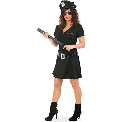 FRIES Partychic Kostüm Police Women Kleid mit Gürtel Gr. 34-44 (40) FRIES Partychic Kostüm Police Women Kleid mit Gürtel Gr. 34-44 (40)