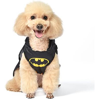 DC Comics Batman-Hundekostüm, Größe S, bestes Batman-Halloween-Kostüm für kleine Hunde, lustiges Hundekostüm, offizielles Batman-Kostüm für Haustiere, Halloween DC Comics Batman-Hundekostüm, Größe S, bestes Batman-Halloween-Kostüm für kleine Hunde, lustiges Hundekostüm, offizielles Batman-Kostüm für Haustiere, Halloween