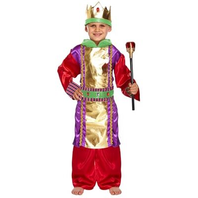 Henbrandt Kinder Weihnachten König Kostüm Drei Könige Weise Mann Xmas Verkleidung Outfit Krippenspiel Pantomime Weihnachten Verkleidung für Jungen Henbrandt Kinder Weihnachten König Kostüm Drei Könige Weise Mann Xmas Verkleidung Outfit Krippenspiel Pantomime Weihnachten Verkleidung für Jungen