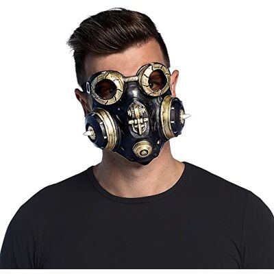 Boland 97596 Gesichtsmaske Gas Master, Maske für Fasching und Halloween, Horror Maske, Kostüm Zubehör, Accessoire für den Karneval Boland 97596 Gesichtsmaske Gas Master, Maske für Fasching und Halloween, Horror Maske, Kostüm Zubehör, Accessoire für den Karneval