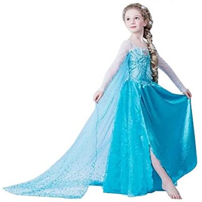 Elsa Prinzessin Kleid Mädchen – Eiskönigin – Prinzessinnenkostüm – Mädchen Kleid für Partys, Geburtstage, Fasching, Karneval und Halloween – Prinzessin Kostüm 302 Elsa Prinzessin Kleid Mädchen – Eiskönigin – Prinzessinnenkostüm – Mädchen Kleid für Partys, Geburtstage, Fasching, Karneval und Halloween – Prinzessin Kostüm 302