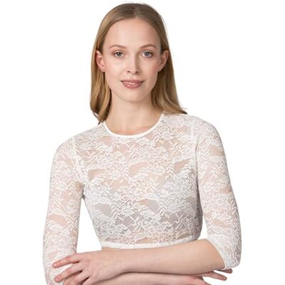 Stockerpoint Damen Akasha Dirndlbluse, Creme, 32 Stockerpoint Damen Akasha Dirndlbluse, Creme, 32
