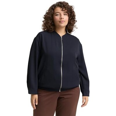 TOM TAILOR Damen 1049428 Blazer, 11019-Lunar Eclipse, 46 Plus TOM TAILOR Damen 1049428 Blazer, 11019-Lunar Eclipse, 46 Plus