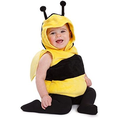 Dress Up America Bee Kostüm – Bienenkostüm kinder Kleinkind Fuzzy Bee Halloween Kostüm & Outfit für Kinder Dress Up America Bee Kostüm – Bienenkostüm kinder Kleinkind Fuzzy Bee Halloween Kostüm & Outfit für Kinder