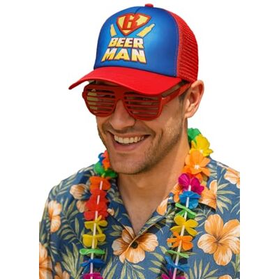 FIESTAS GUIRCA Beerman Mütze Mehrfarbig (Einheitsgröße) Kostümzubehör für 80er-Jahre-Partys und Retro-Feiern Ideal für Karneval und Halloween Unisex Mehrfarbig FIESTAS GUIRCA Beerman Mütze Mehrfarbig (Einheitsgröße) Kostümzubehör für 80er-Jahre-Partys und Retro-Feiern Ideal für Karneval und Halloween Unisex Mehrfarbig