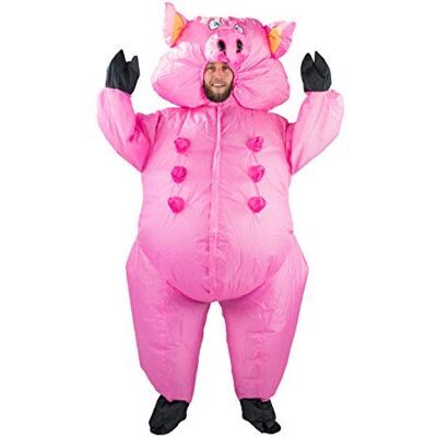Bodysocks ® Aufblasbares Schwein Kostüm für Erwachsene Bodysocks ® Aufblasbares Schwein Kostüm für Erwachsene