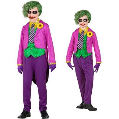 W WIDMANN MILANO Party Fashion Kinderkostüm Evil Clown, Joker, Psycho, Killer, Halloween W WIDMANN MILANO Party Fashion Kinderkostüm Evil Clown, Joker, Psycho, Killer, Halloween