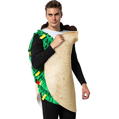 EraSpooky Lebensmittel Mexikanisches Essen Taco Kostüm Halloween Party Karneval Fastnacht Faschingskostüme für Erwachsene Herren Damen EraSpooky Lebensmittel Mexikanisches Essen Taco Kostüm Halloween Party Karneval Fastnacht Faschingskostüme für Erwachsene Herren Damen