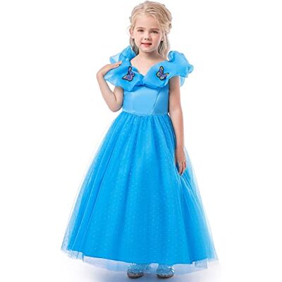 Elsa Prinzessin Kleid Mädchen – Eiskönigin – Prinzessinnenkostüm – Mädchen Kleid für Partys, Geburtstage, Fasching, Karneval und Halloween – Prinzessin Kostüm Mädchen – 6-7 Jahre (CNDR4) Elsa Prinzessin Kleid Mädchen – Eiskönigin – Prinzessinnenkostüm – Mädchen Kleid für Partys, Geburtstage, Fasching, Karneval und Halloween – Prinzessin Kostüm Mädchen – 6-7 Jahre (CNDR4)