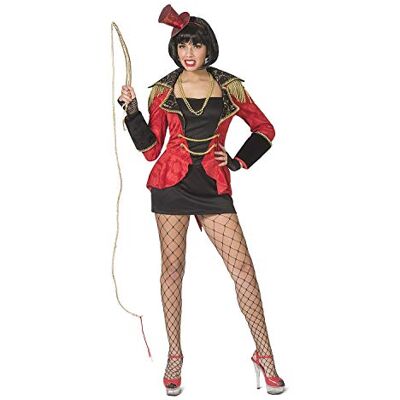 Funny Fashion Damen Kostüm sexy Zirkus Direktorin Dompteurin schwarz rot Karneval (32/34) Funny Fashion Damen Kostüm sexy Zirkus Direktorin Dompteurin schwarz rot Karneval (32/34)