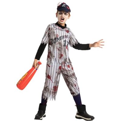 Spooktacular Creations Kind Junge Scary Baseball Player Zombie Kostüm für Halloween Vorgeben Spooktacular Creations Kind Junge Scary Baseball Player Zombie Kostüm für Halloween Vorgeben