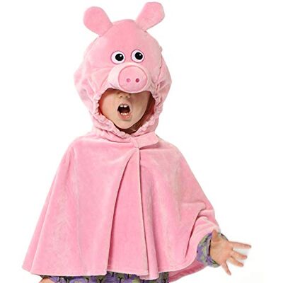 Pretend to Bee Schweineumhang Kostüm für Kinder, Rosa, 3-7 Jahre Pretend to Bee Schweineumhang Kostüm für Kinder, Rosa, 3-7 Jahre