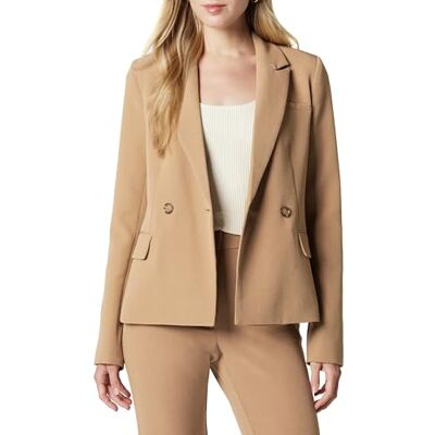The Drop Damen Jones Classic Slim Blazer Camel, XXS The Drop Damen Jones Classic Slim Blazer Camel, XXS