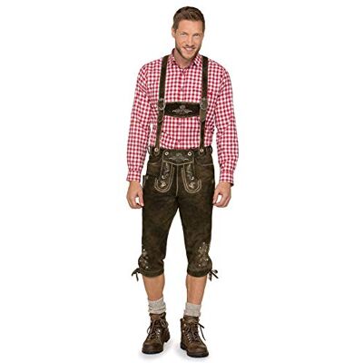 Stockerpoint Herren Latz Lederhose Hose Justin3, Gr. 44, Braun (Bison) Stockerpoint Herren Latz Lederhose Hose Justin3, Gr. 44, Braun (Bison)