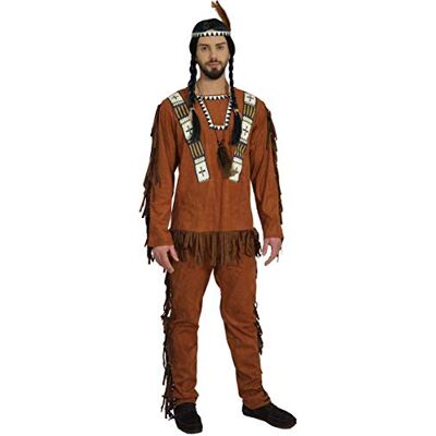MAYLYNN Indianerkostüm Herren Kostüm Indianer Männer Erwachsene Nodyn Indianerkostüm für Herren Wildleder-Optik mit Fransen, Stirnband und Halskette, passendes Partnerkostüm separat bestellbar MAYLYNN Indianerkostüm Herren Kostüm Indianer Männer Erwachsene Nodyn Indianerkostüm für Herren Wildleder-Optik mit Fransen, Stirnband und Halskette, passendes Partnerkostüm separat bestellbar