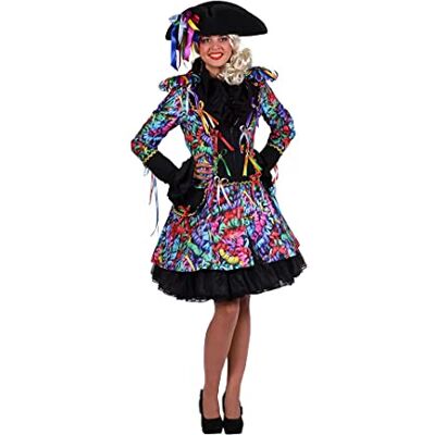 PARTY DISCOUNT WOOOOZY Damen-Kostüm Karnevalsjacke Luftschlangen, Größenauswahl inklusive praktischem Kleidersack PARTY DISCOUNT WOOOOZY Damen-Kostüm Karnevalsjacke Luftschlangen, Größenauswahl inklusive praktischem Kleidersack