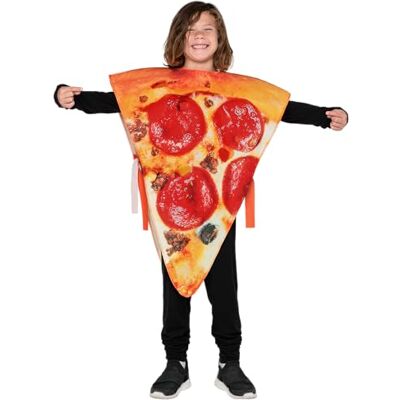 Spooktacular Creations Kinder-Unisex-Pizza-Hotdog-Scheibenkostüm für Kinder, Jungen, Mädchen, Halloween-Kostümzubehör, lustiger Gemüse-Food-Anzug, Partyzubehör, klein (5–7 Jahre) Spooktacular Creations Kinder-Unisex-Pizza-Hotdog-Scheibenkostüm für Kinder, Jungen, Mädchen, Halloween-Kostümzubehör, lustiger Gemüse-Food-Anzug, Partyzubehör, klein (5–7 Jahre)