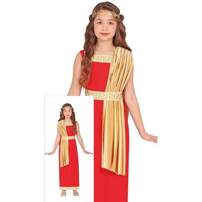 Roter und goldener Kostüm für Mädchen - Kostüm Roter und goldener Kostüm für Mädchen - Kostüm