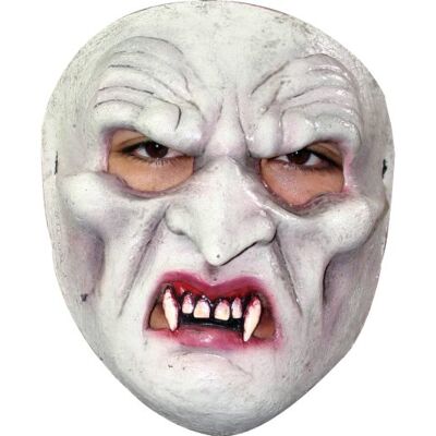 Unbekannt Generique Weisser Vampir Mask für Erwachsene Halloween Unbekannt Generique Weisser Vampir Mask für Erwachsene Halloween