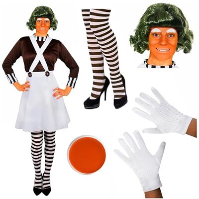 I LOVE FANCY DRESS ERWACHSENE DAMEN SCHOKOLADE FABRIK ARBEITER KOSTÜM KOSTÜM MIT PERÜCKE GESICHT FARBE UND AUGENBRAUEN PERFEKT FÜR SCHULE BUCH WOCHE UND WELT BUCH TAG ODER JEDE AUSGEFALLENE KLEID PARTY (GROß) I LOVE FANCY DRESS ERWACHSENE DAMEN SCHOKOLADE FABRIK ARBEITER KOSTÜM KOSTÜM MIT PERÜCKE GESICHT FARBE UND AUGENBRAUEN PERFEKT FÜR SCHULE BUCH WOCHE UND WELT BUCH TAG ODER JEDE AUSGEFALLENE KLEID PARTY (GROß)