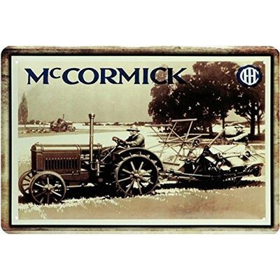 unbekannt Blechschild 20x30 cm Mc Cormick McCormick Traktor Bulldog Schlepper Oldtimer Werkstatt Garage Metall Schild unbekannt Blechschild 20x30 cm Mc Cormick McCormick Traktor Bulldog Schlepper Oldtimer Werkstatt Garage Metall Schild