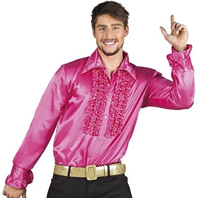 shoperama 70er Jahre Rüschen-Hemd für Herren Siebziger Disco Schlagermove Bad Taste shoperama 70er Jahre Rüschen-Hemd für Herren Siebziger Disco Schlagermove Bad Taste