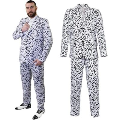 I LOVE FANCY DRESS DALMATINISCHEN DRUCK ANZUG KOSTÜM PERFEKT ALS HALLOWEEN-KOSTÜM GRÖẞE: KLEIN I LOVE FANCY DRESS DALMATINISCHEN DRUCK ANZUG KOSTÜM PERFEKT ALS HALLOWEEN-KOSTÜM GRÖẞE: KLEIN