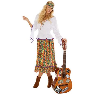 TecTake GmbH Damenkostüm Lady Love & Peace - S TecTake GmbH Damenkostüm Lady Love & Peace - S