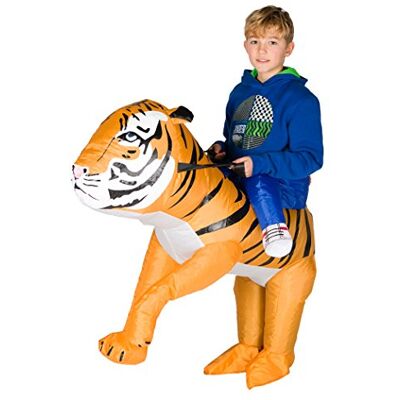 Bodysocks ® Aufblasbares Tiger Kostüm für Kinder Bodysocks ® Aufblasbares Tiger Kostüm für Kinder