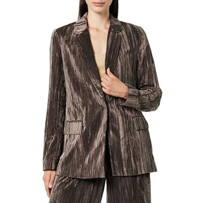 The Drop Blazer für Damen, Blake Lang, Brauner Samt (Java), S The Drop Blazer für Damen, Blake Lang, Brauner Samt (Java), S