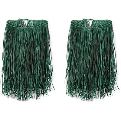 Beistle S50433GAZ2 Extra Large Raffia Hula Skirt, 36" W x 28" L, Green Beistle S50433GAZ2 Extra Large Raffia Hula Skirt, 36" W x 28" L, Green