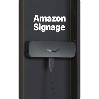 Amazon Signage Stick – Professioneller Digital Signage Media Player mit 4K-Unterstützung – Für Unternehmen jeder Größe, einfache Einrichtung mit kostenloser mobiler App und CMS-Kompatibilität Amazon Signage Stick – Professioneller Digital Signage Media Player mit 4K-Unterstützung – Für Unternehmen jeder Größe, einfache Einrichtung mit kostenloser mobiler App und CMS-Kompatibilität