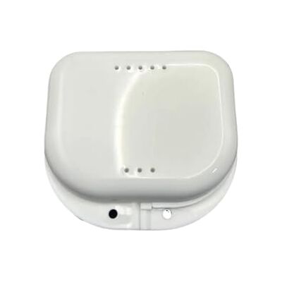 LPATEBCVU Zahnspangendose 30 Stück Aufbewahrungsboxen for Zahnspangen und Mundschutz, geeignet for kieferorthopädische Prothesen, mit Belüftungslöchern(30pcs White) LPATEBCVU Zahnspangendose 30 Stück Aufbewahrungsboxen for Zahnspangen und Mundschutz, geeignet for kieferorthopädische Prothesen, mit Belüftungslöchern(30pcs White)