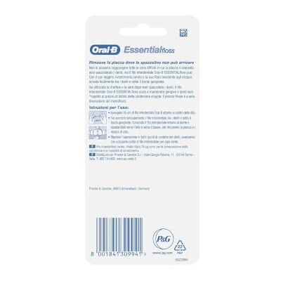 Oral-B Essential Zahnseide, 12 x 50 m, Minzgeschmack, 12 Stück, einfach zu bedienen, Reinigung der Zähne, Zahnsteinentferner Oral-B Essential Zahnseide, 12 x 50 m, Minzgeschmack, 12 Stück, einfach zu bedienen, Reinigung der Zähne, Zahnsteinentferner