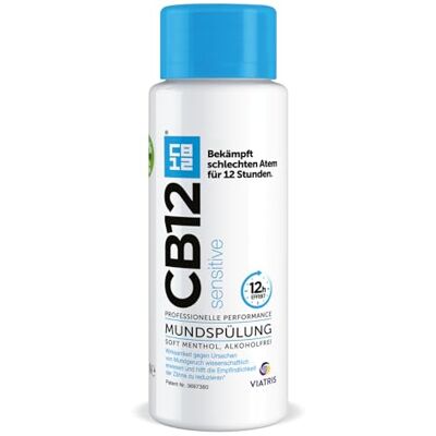 CB12 Sensitive – Erfrischende Mundspülung für empfindliche Zähne – 12- Stunden-Wirkung – 500 ml CB12 Sensitive – Erfrischende Mundspülung für empfindliche Zähne – 12- Stunden-Wirkung – 500 ml