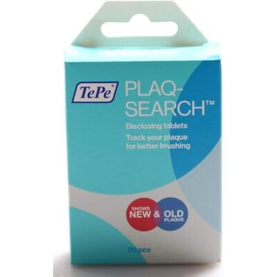 TePe Plaqsearch Advanced Kautabletten Zur Aufdeckung Von Zahnbelag Plaque Mit Fruchtgeschmack 20 Tabletten TePe Plaqsearch Advanced Kautabletten Zur Aufdeckung Von Zahnbelag Plaque Mit Fruchtgeschmack 20 Tabletten