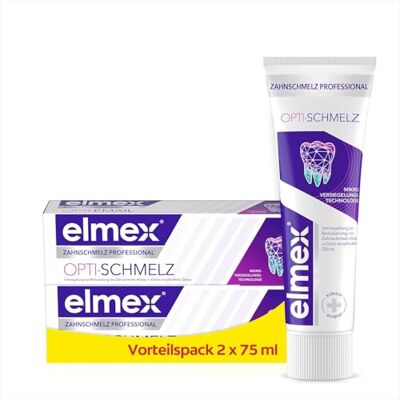 ELMEX Opti-schmelz Professional Versiegelung & Stärkung Zahnpasta 2x75ml ELMEX Opti-schmelz Professional Versiegelung & Stärkung Zahnpasta 2x75ml