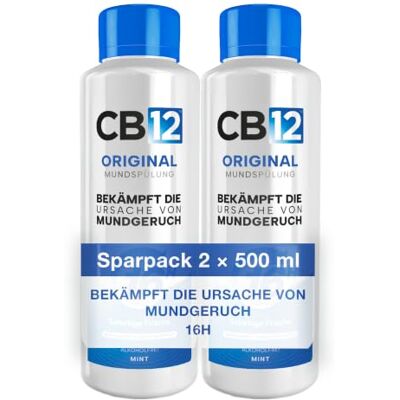 CB12 Mundspülung x 2: Mundgeruch bekämpfen – 500 ml x 2 CB12 Mundspülung x 2: Mundgeruch bekämpfen – 500 ml x 2