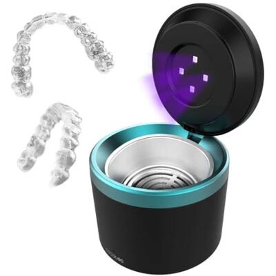 Cecotec Ultraschall-Zahnpflegereiniger für Zahnschienen und Prothesen ToothCare Elite Clean. Reinigung mit Ultraschallvibrationen, Einsetz-/Entnahmekorb, UV-Lichter, Ergebnisse in 5min, 200ml Tank Cecotec Ultraschall-Zahnpflegereiniger für Zahnschienen und Prothesen ToothCare Elite Clean. Reinigung mit Ultraschallvibrationen, Einsetz-/Entnahmekorb, UV-Lichter, Ergebnisse in 5min, 200ml Tank