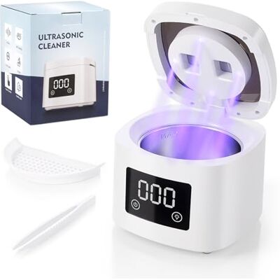 Carehabi Ultraschallreinigungsgerät Zahnschiene & Dental Pod mit UV-C Licht 45kHz Ultraschallreiniger für Zahnspange, Retainer, Aligner & Gebissreiniger 200ml Prothesenreiniger inkl. Abtropfkorb & Pinzette Carehabi Ultraschallreinigungsgerät Zahnschiene & Dental Pod mit UV-C Licht 45kHz Ultraschallreiniger für Zahnspange, Retainer, Aligner & Gebissreiniger 200ml Prothesenreiniger inkl. Abtropfkorb & Pinzette
