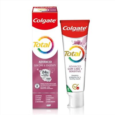 Colgate Total aktive Prävention + Zahnfleischpflege, 4 x 75 ml, 3-mal wirksamer bei der Bekämpfung der Hauptursache* der häufigsten Mundprobleme Colgate Total aktive Prävention + Zahnfleischpflege, 4 x 75 ml, 3-mal wirksamer bei der Bekämpfung der Hauptursache* der häufigsten Mundprobleme