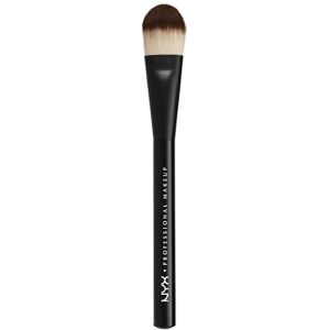 NYX PROFESSIONAL MAKEUP Pro Brush Flat Foundation 07 Make-up Pinsel für flüssige und cremige Foundations, angeschrägte Bürste NYX PROFESSIONAL MAKEUP Pro Brush Flat Foundation 07 Make-up Pinsel für flüssige und cremige Foundations, angeschrägte Bürste