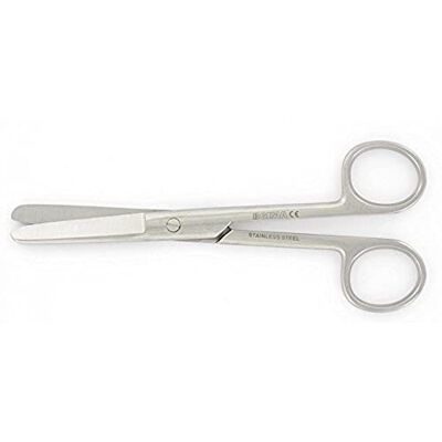 GIMA Gerade Chirurgische Schere, Stumpfe Ende, Länge 11.5 cm, aus Edelstahl GIMA Gerade Chirurgische Schere, Stumpfe Ende, Länge 11.5 cm, aus Edelstahl