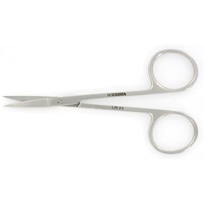 GIMA Iris Delicat Schere, Gerade Ende, Länge 11 cm, aus Edelstahl GIMA Iris Delicat Schere, Gerade Ende, Länge 11 cm, aus Edelstahl