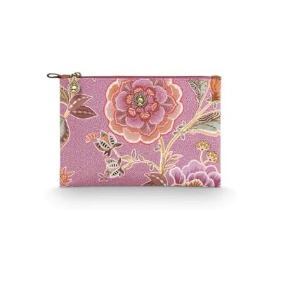 Pip Studio Charly Kosmetiktasche flach medium Matata lila 24x1x15.5cm Pip Studio Charly Kosmetiktasche flach medium Matata lila 24x1x15.5cm