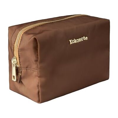 Kokonote Kosmetiktasche Klein Basic Studio Almond Mocha Kosmetiktasche Braun Vielfältige Kulturtasche Damen Wasserdichter Kulturbeutel Damen 17 x 11 x 10 cm Praktische Waschtasch Kokonote Kosmetiktasche Klein Basic Studio Almond Mocha Kosmetiktasche Braun Vielfältige Kulturtasche Damen Wasserdichter Kulturbeutel Damen 17 x 11 x 10 cm Praktische Waschtasch