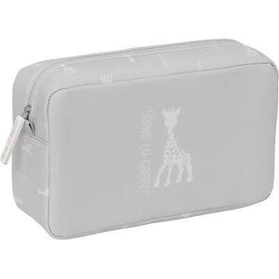 safta SOPHIE LA GIRAFE MUM Kulturbeutel, aus recyceltem Material, wasserabweisend, praktisch und bequem, robust und vielseitig, 28 x 9 x 16 cm, Steingrau, Steingrau, Estándar, Casual safta SOPHIE LA GIRAFE MUM Kulturbeutel, aus recyceltem Material, wasserabweisend, praktisch und bequem, robust und vielseitig, 28 x 9 x 16 cm, Steingrau, Steingrau, Estándar, Casual