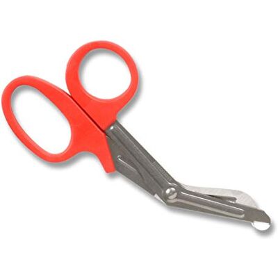 GIMA 20572 Schere für Bandagen Utility, 16.5 cm, 10 Stück, rot GIMA 20572 Schere für Bandagen Utility, 16.5 cm, 10 Stück, rot